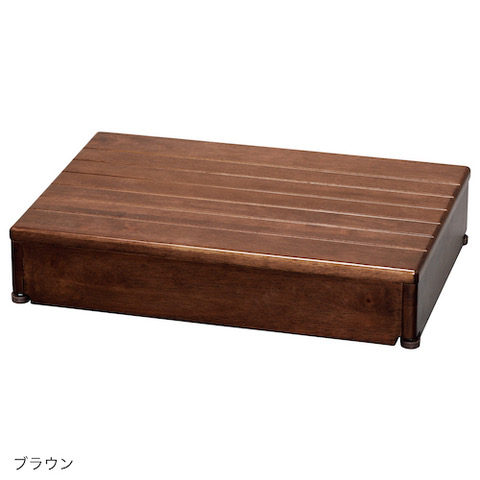 段差解消用品 木製玄関台 60W-40-1段