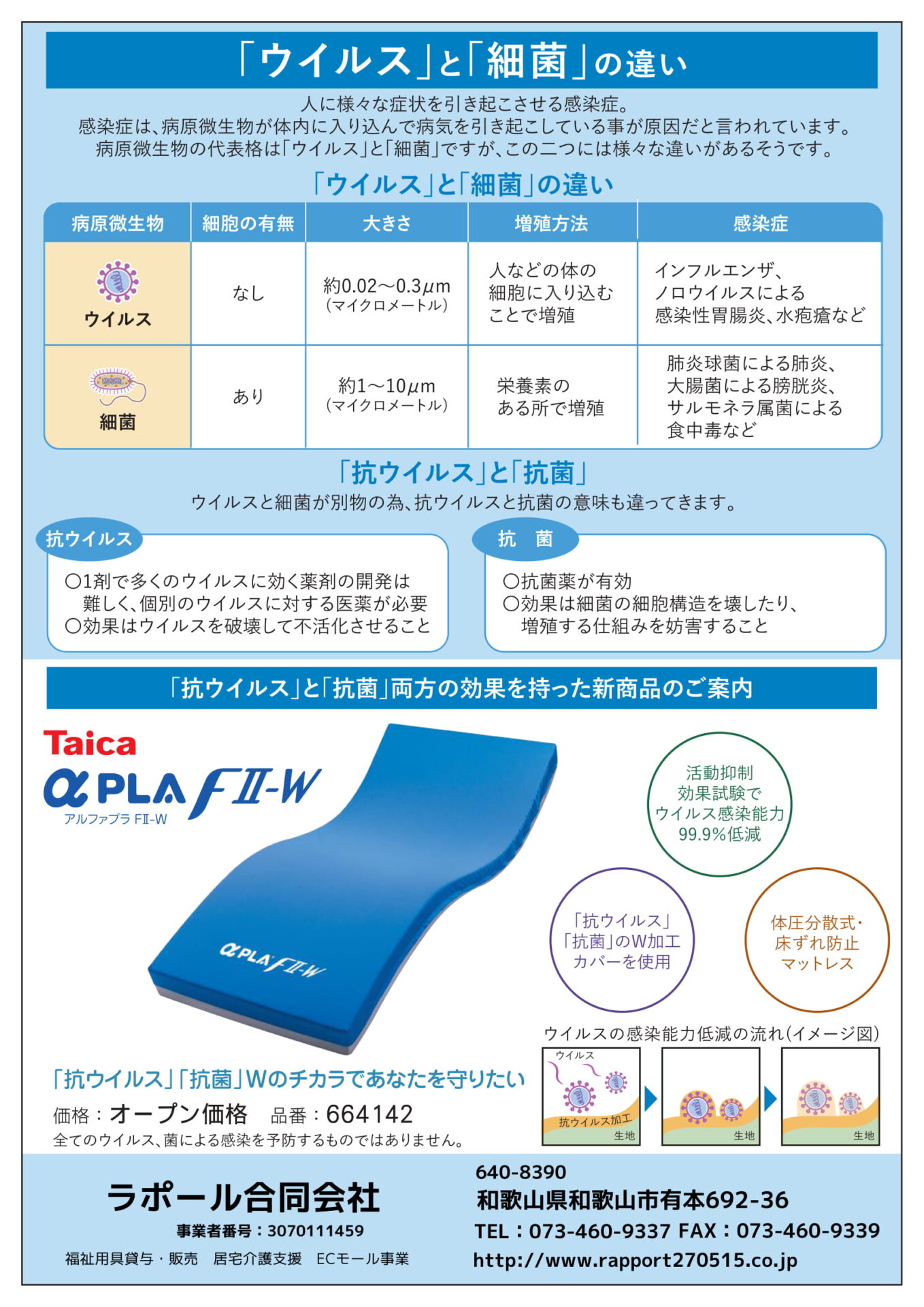 「ウイルス」と「細菌」の違い